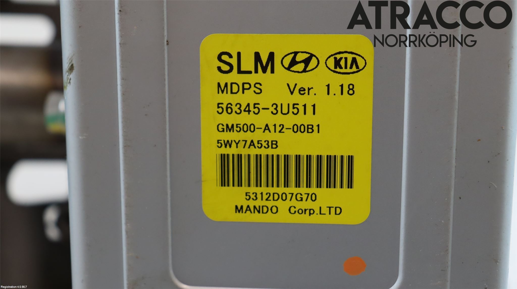 Kia SPORTAGE (SL) 11-15 Rattaxelagg Med Inb Servo