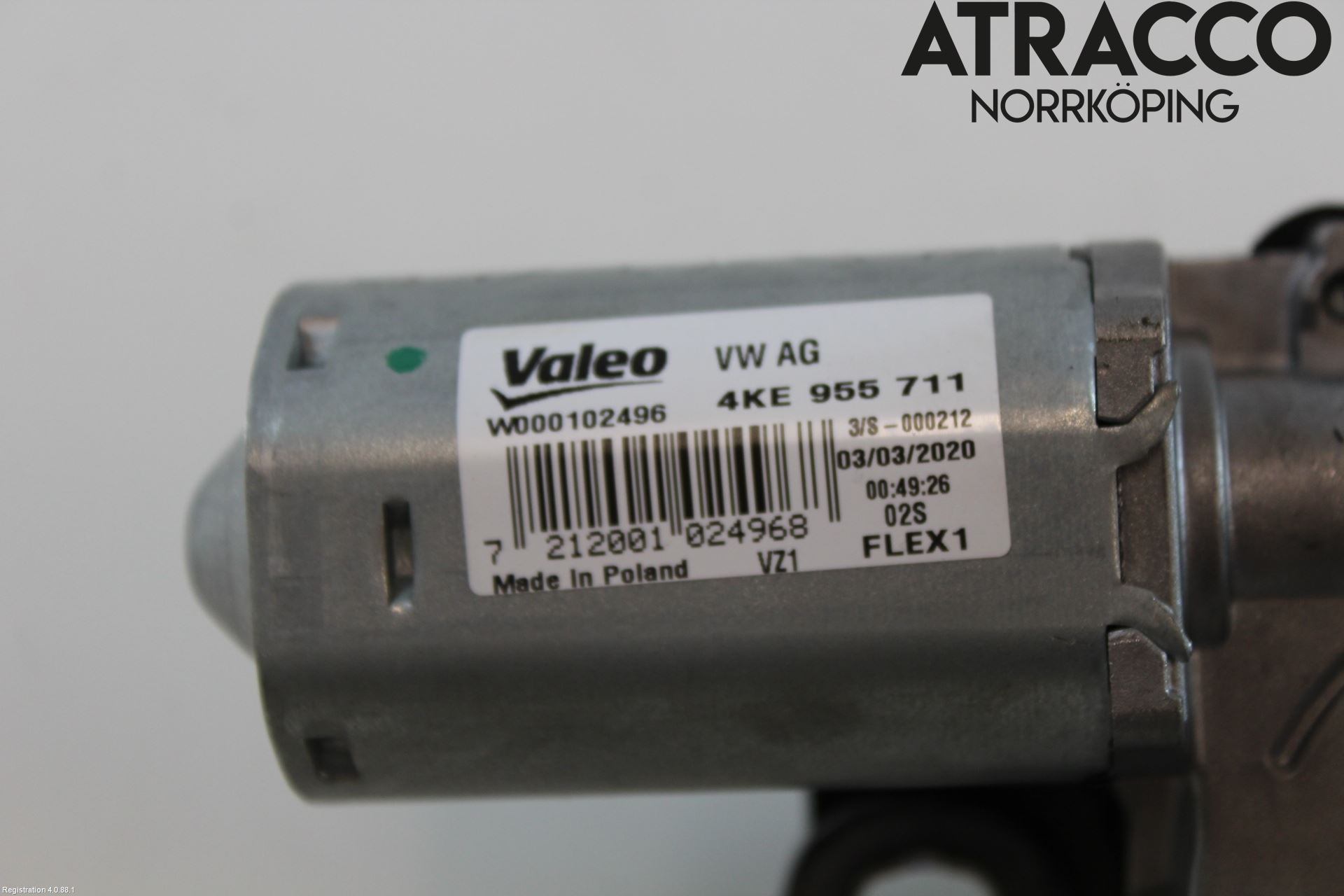 Audi A4/S4 B9 20- Torkarmotor Baklucka