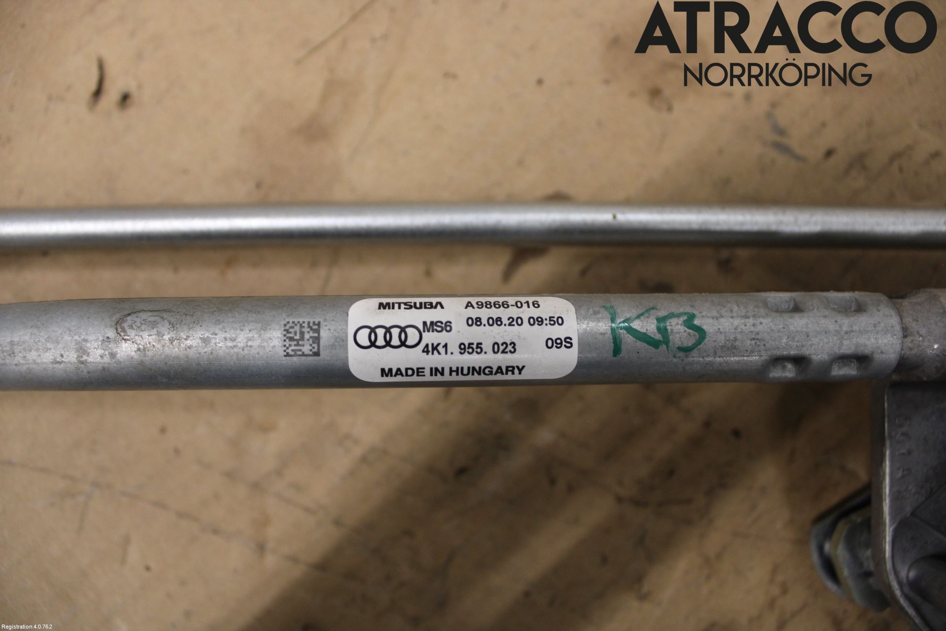 Audi A6 F2/C8 19- Torkarmekanism Vindruta