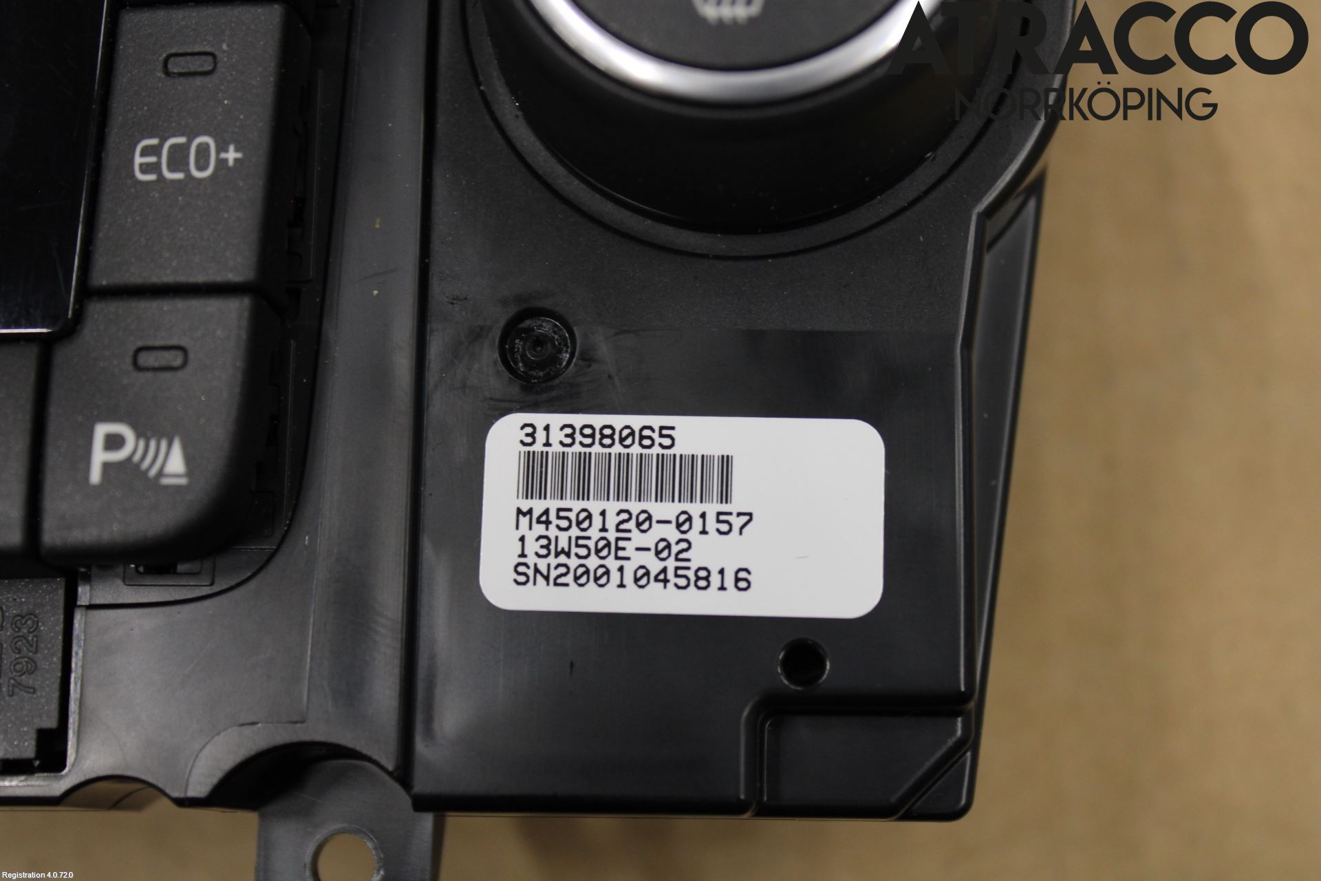 Volvo V60 14-18 Ac Styrenhet Ac Manöveren