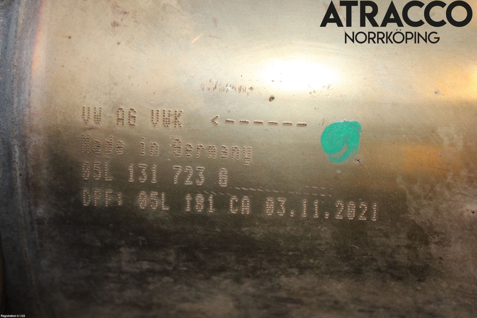 Volkswagen VW T-ROC 18- Avgas Partikelfilter