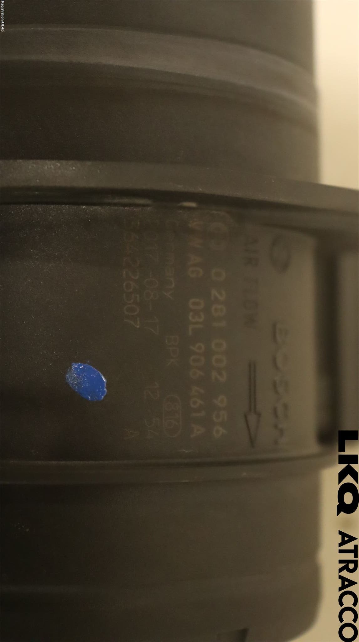 Volkswagen VW CADDY 16-20 Injluftmassamätare