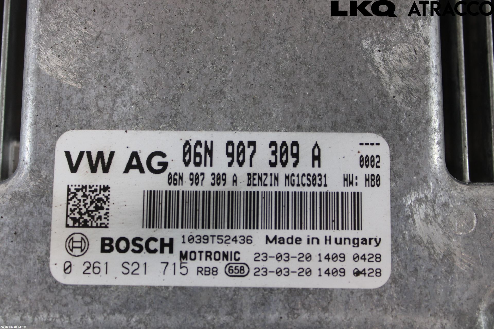 Audi A4/S4 B9 20- Styrenhet Insprut Bensin