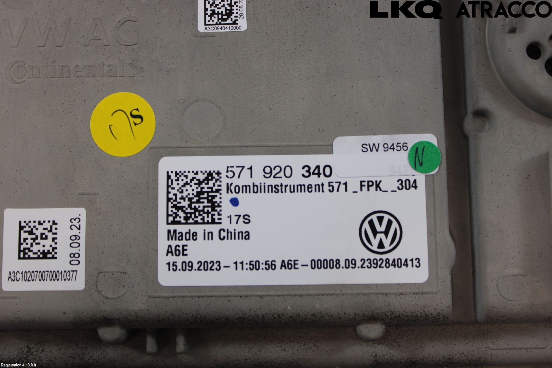 Volkswagen VW PASSAT 15-19 Instrument Komb