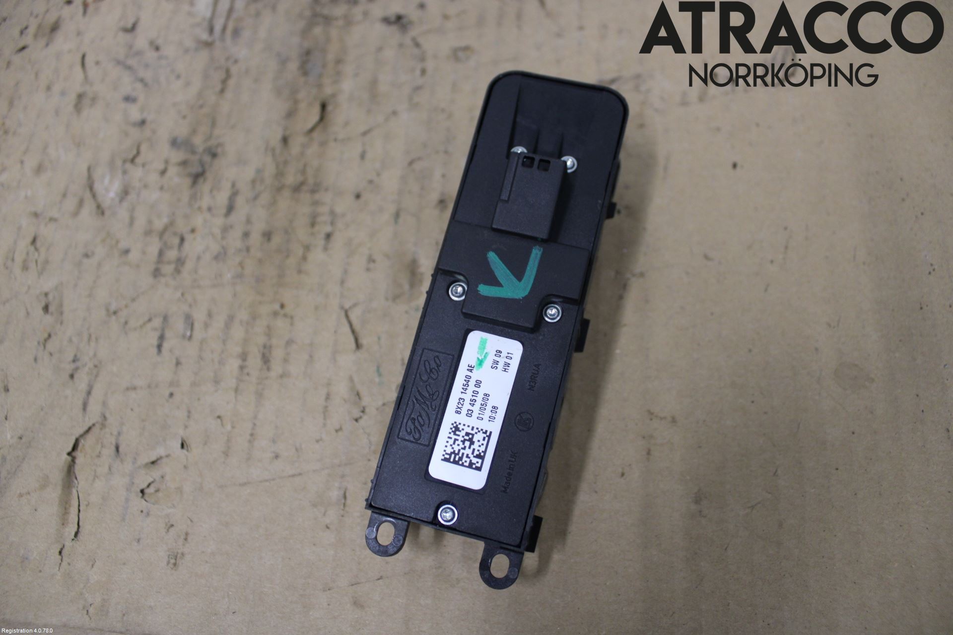 Jaguar XF 08-15 Strömställare Elhiss