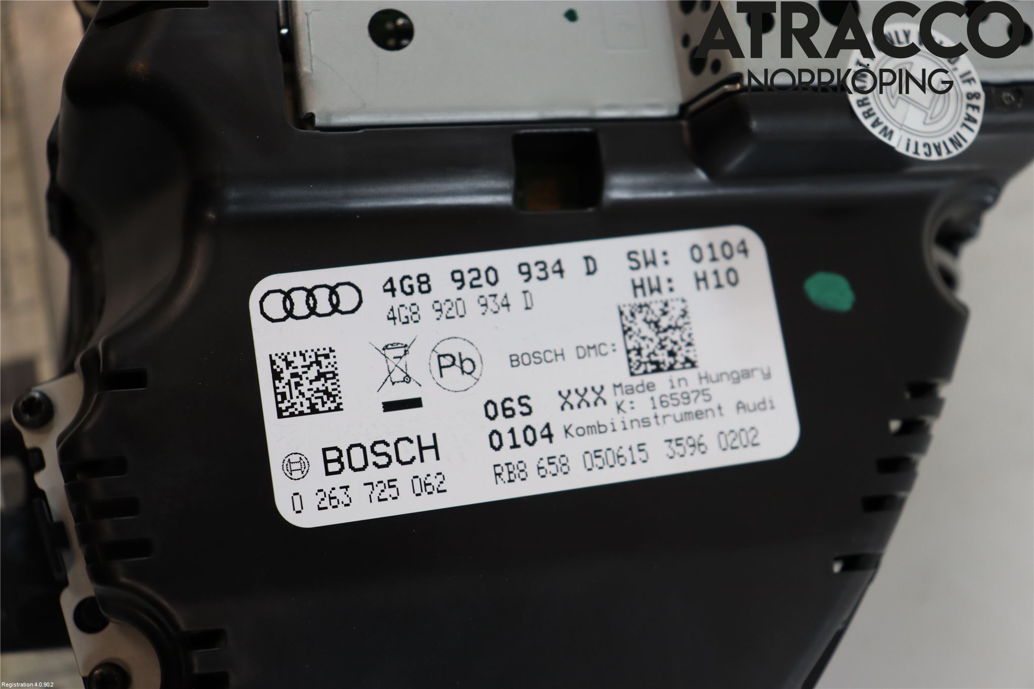 Audi A6/S6 4G 11-18 Instrument Komb