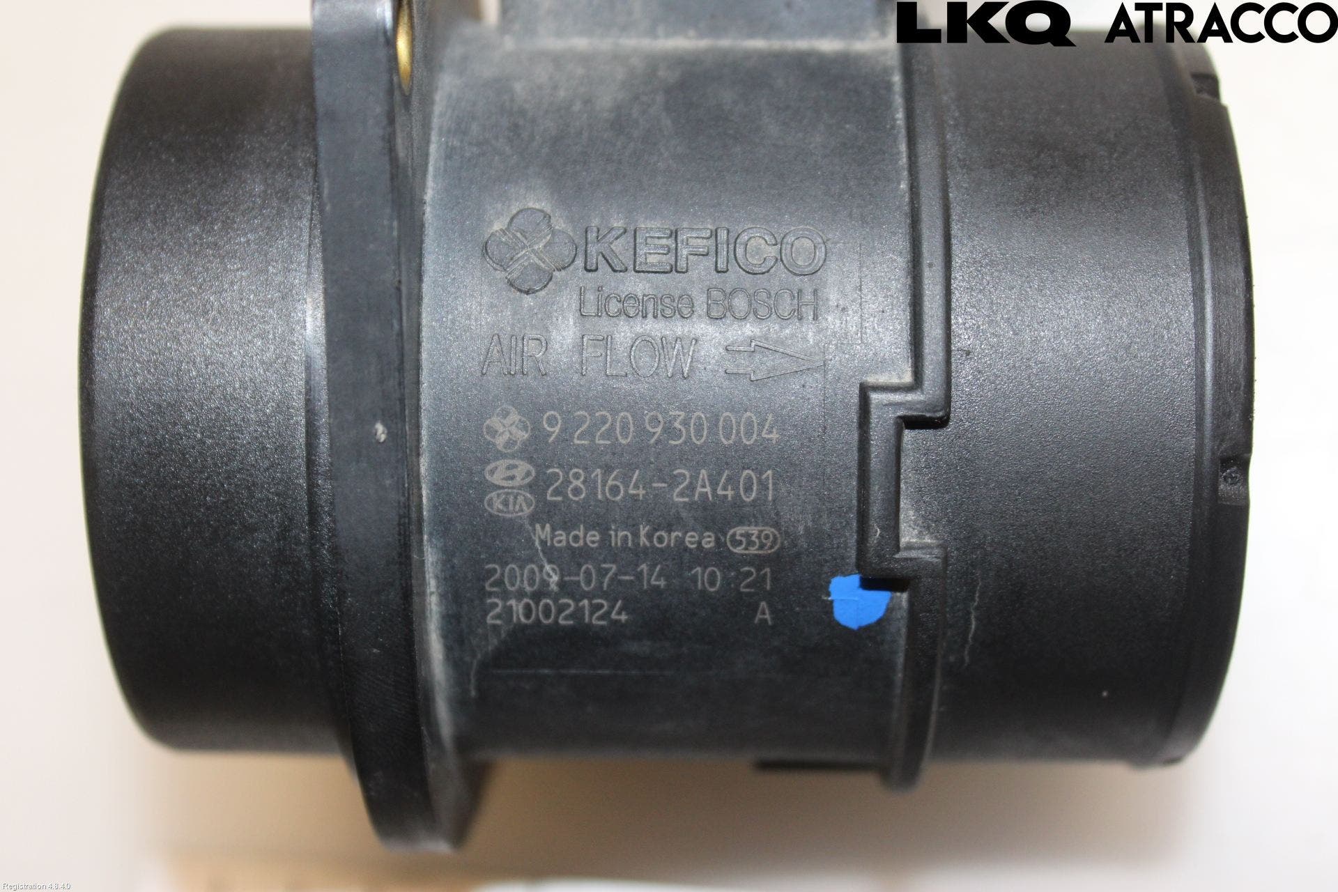 Hyundai i30 FD 07-12 Injluftmassamätare