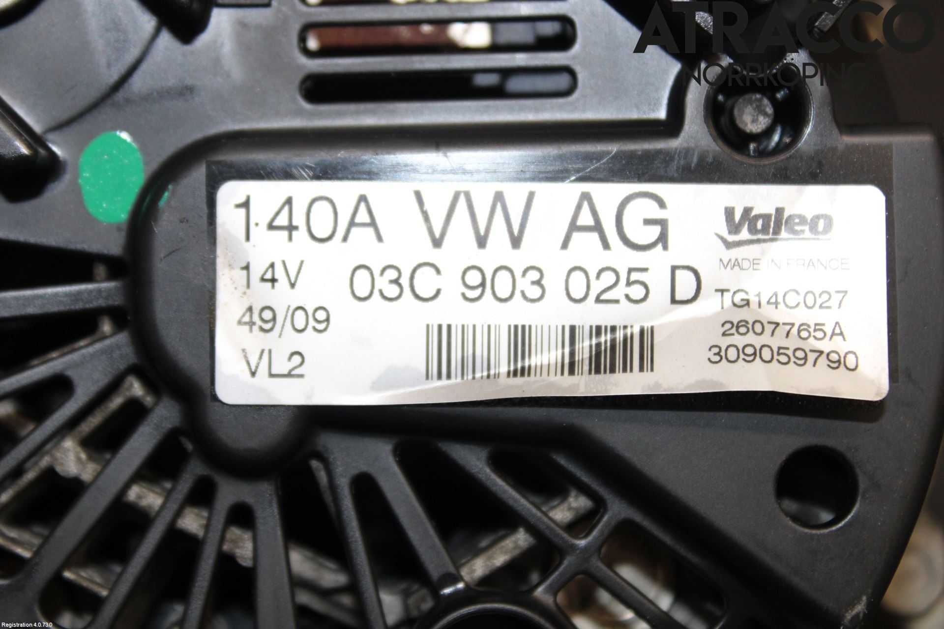 Volkswagen VW PASSAT 05-11 Generator