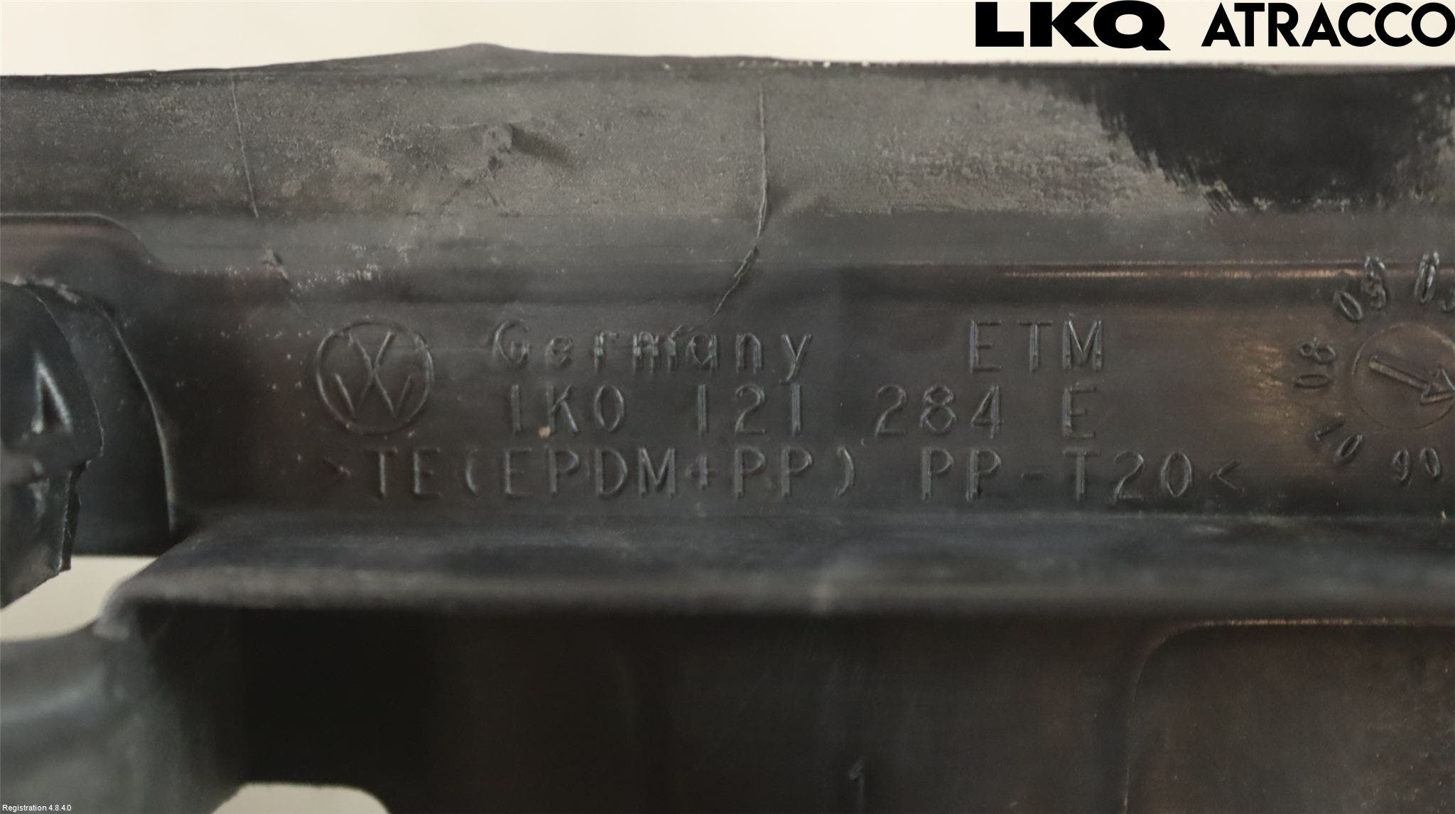 Volkswagen VW GOLF V 04-09 Deflektor Plåt-Plast Kylning