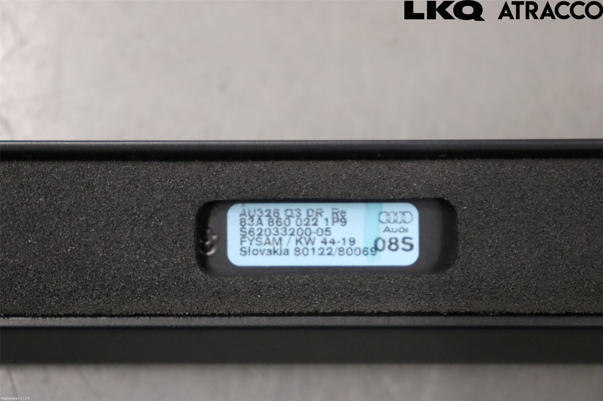 Audi Q3 F3 19- Takreling-Takräcke