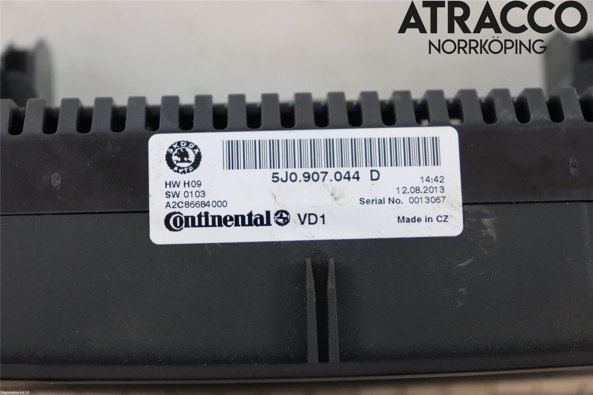 Skoda FABIA 07-14 Värmereglage