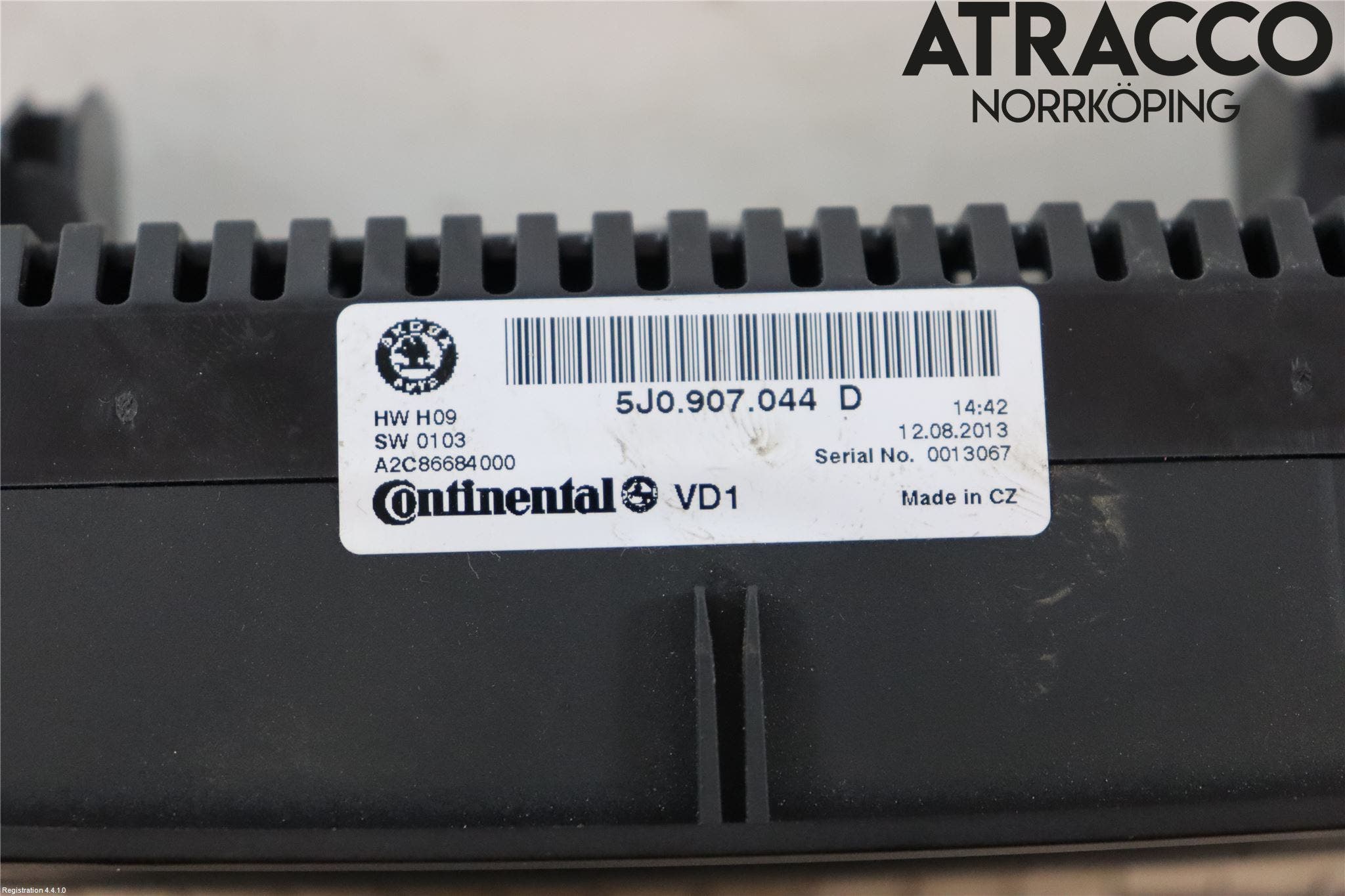 Skoda FABIA 07-14 Värmereglage