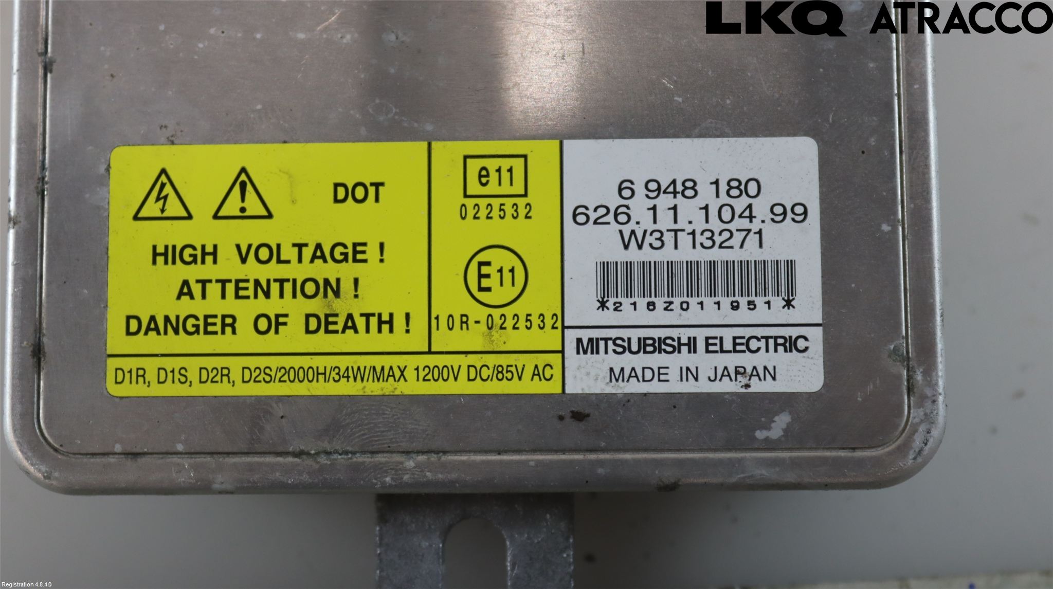 Volvo V70 08-13 Styrenhet Strålkastare