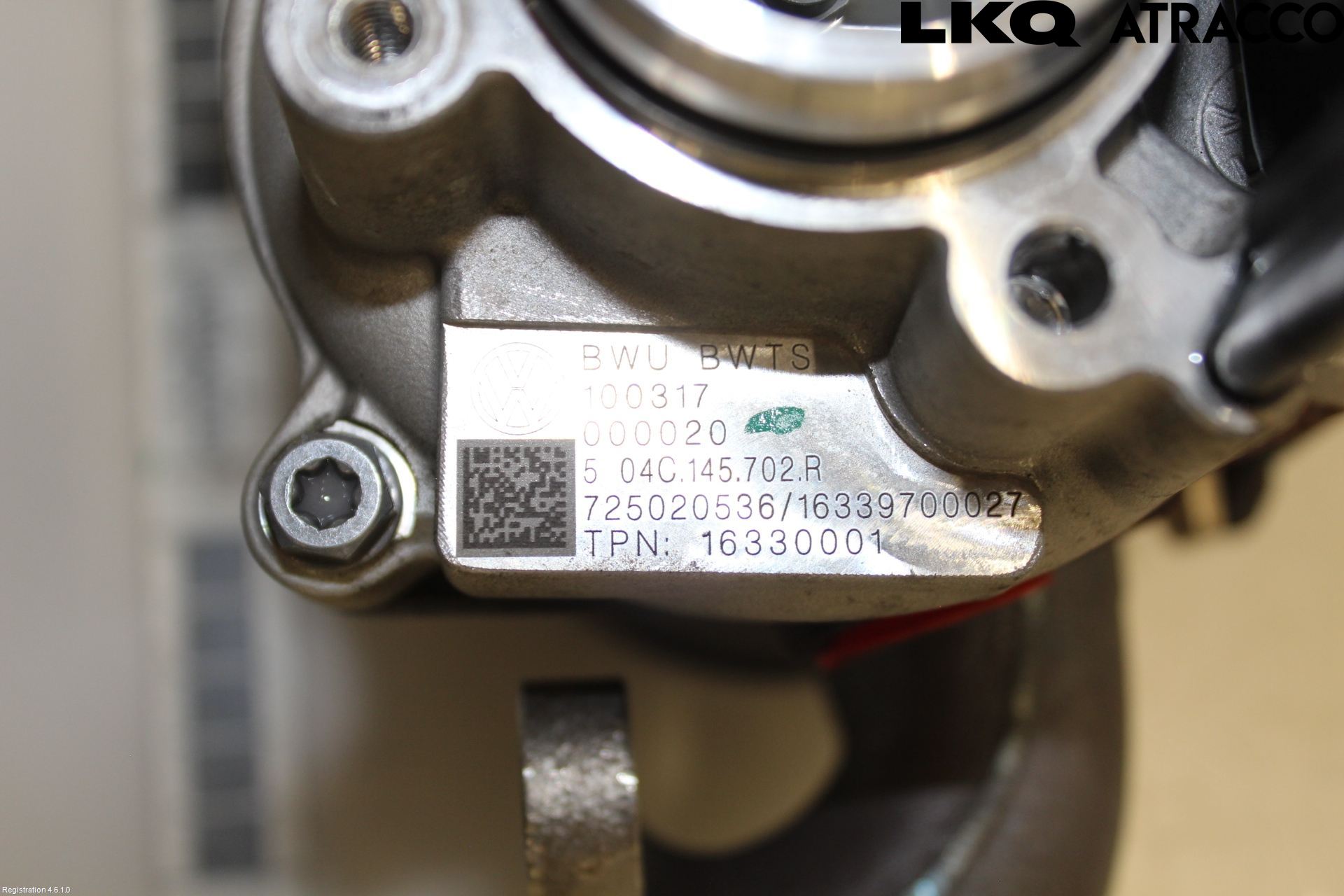 Volkswagen VW GOLF / E-GOLF VII 13-20 Turboaggregat