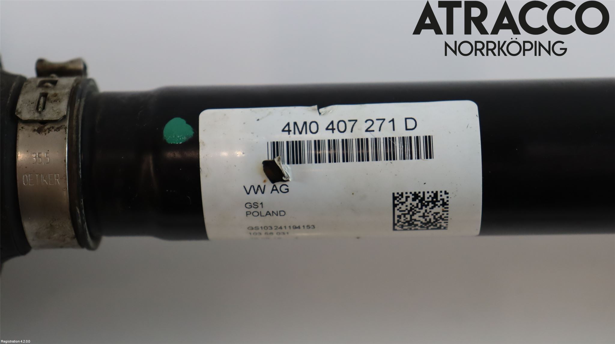 Audi Q7/SQ7 Drivaxel Fram Höger