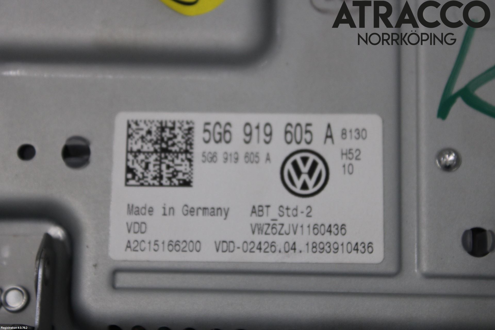 Volkswagen VW PASSAT 15-19 Multifunktionsdisplay