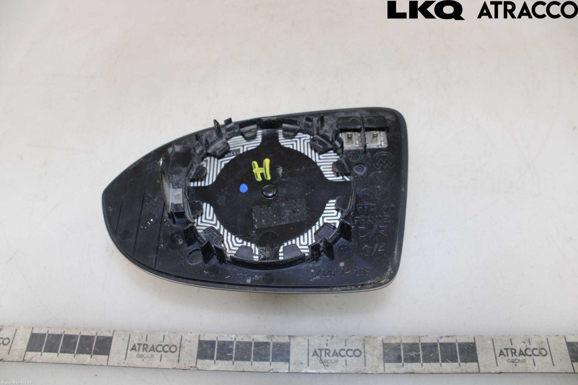 Volkswagen VW PASSAT 15-19 Spegelglas Hö
