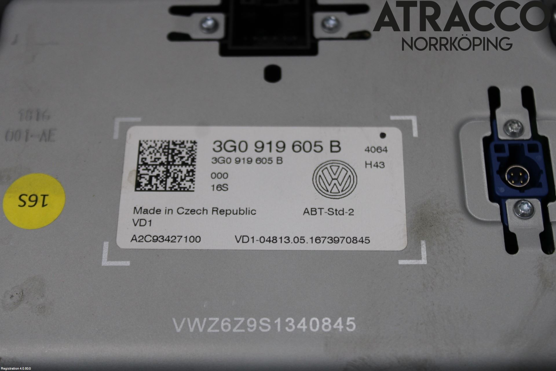 Volkswagen VW PASSAT 15-19 Multifunktionsdisplay