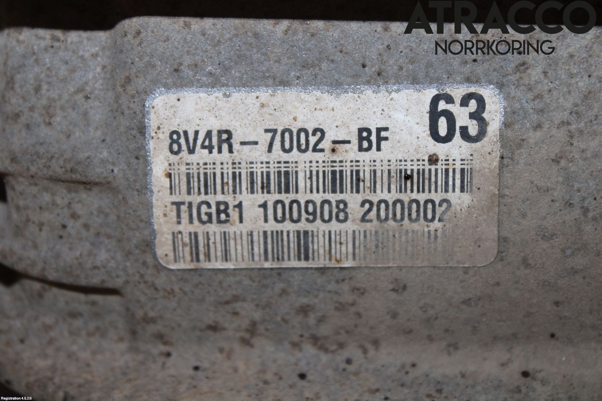 Ford KUGA 08-12 Växellåda Man 6 Vxl