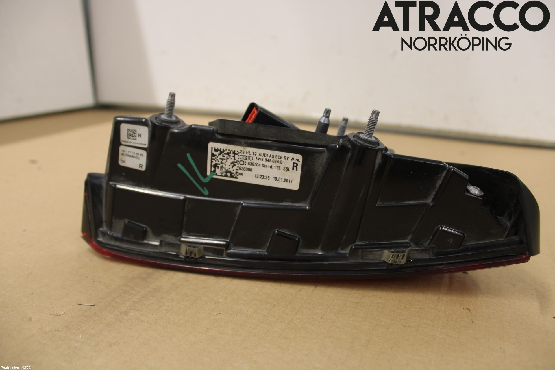 Audi A5 17- Bakljus Lucka Hö