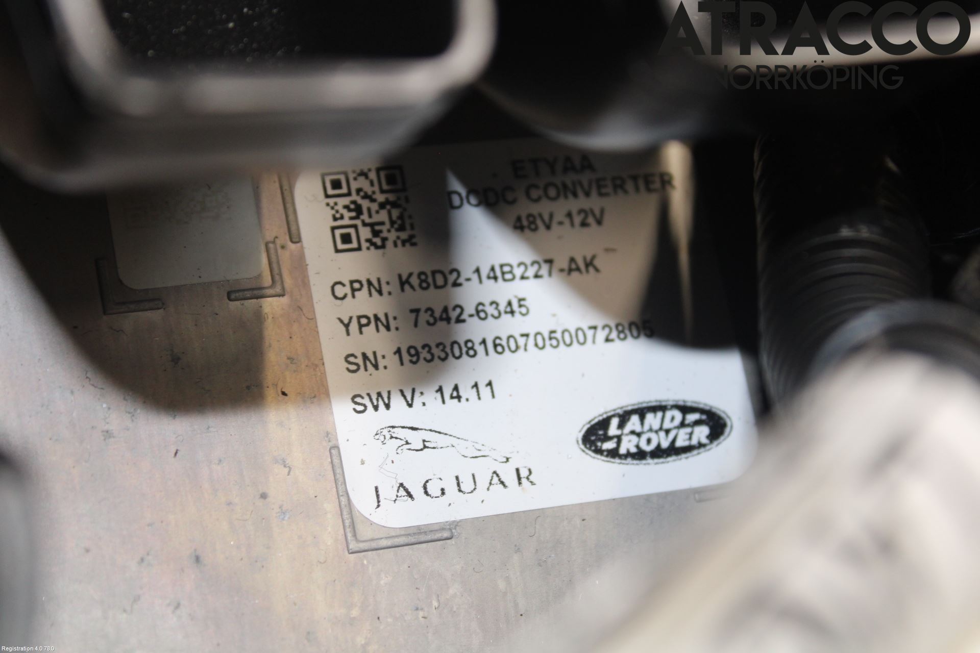 Landrover LAND ROVER RANGE ROVER EVOQUE (L551) 19- Batteri Högspänning