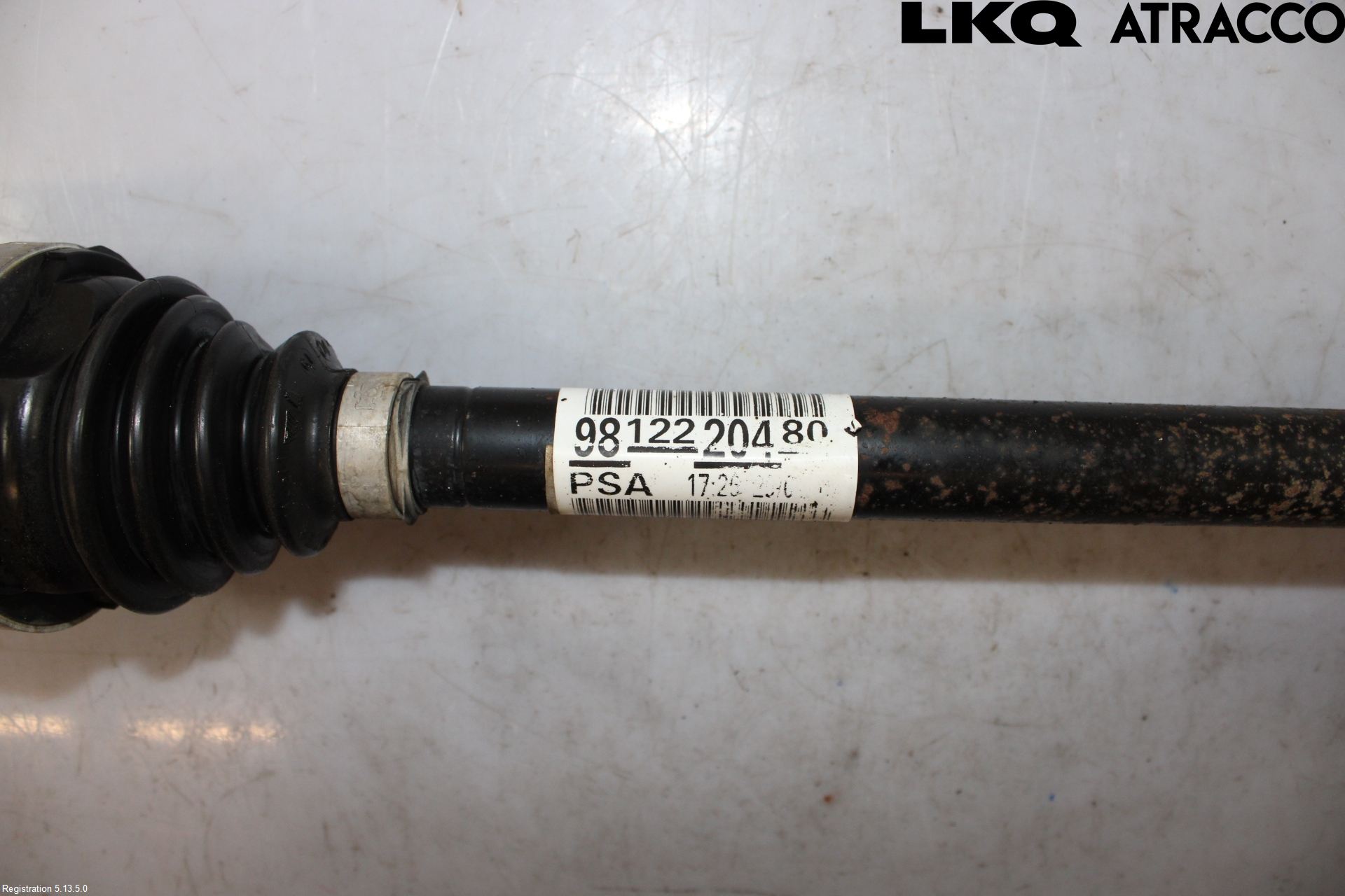 Citroen DS 7 CROSSBACK 19-23 Drivaxel Fram Vänster