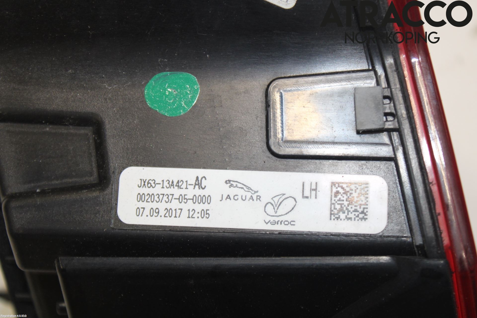 Jaguar XF (X260) 16-24 Bakljus Lucka Vä