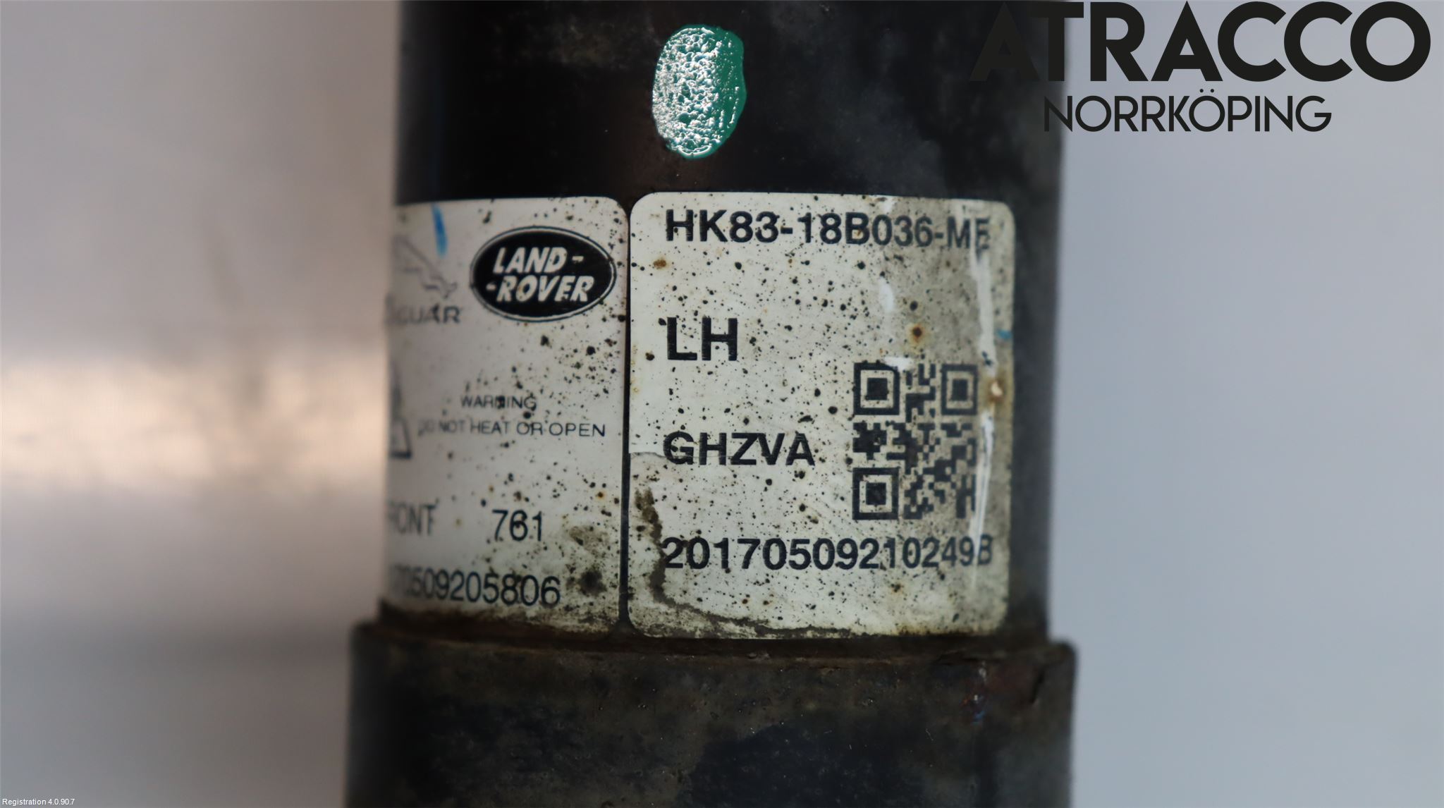 Jaguar F-PACE Fjäderben Fram Vänster