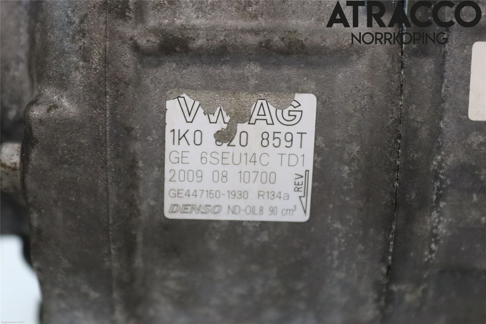 Volkswagen VW GOLF PLUS/CROSS GOLF 04-14 Ac Kompressor