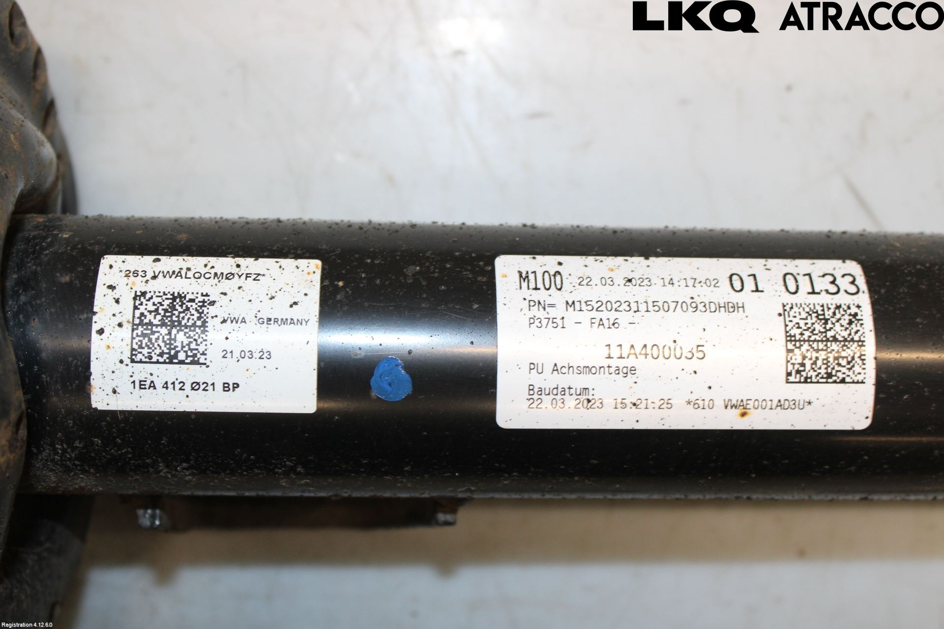 Volkswagen VW ID.4 21- Fjäderben Fram Vänster