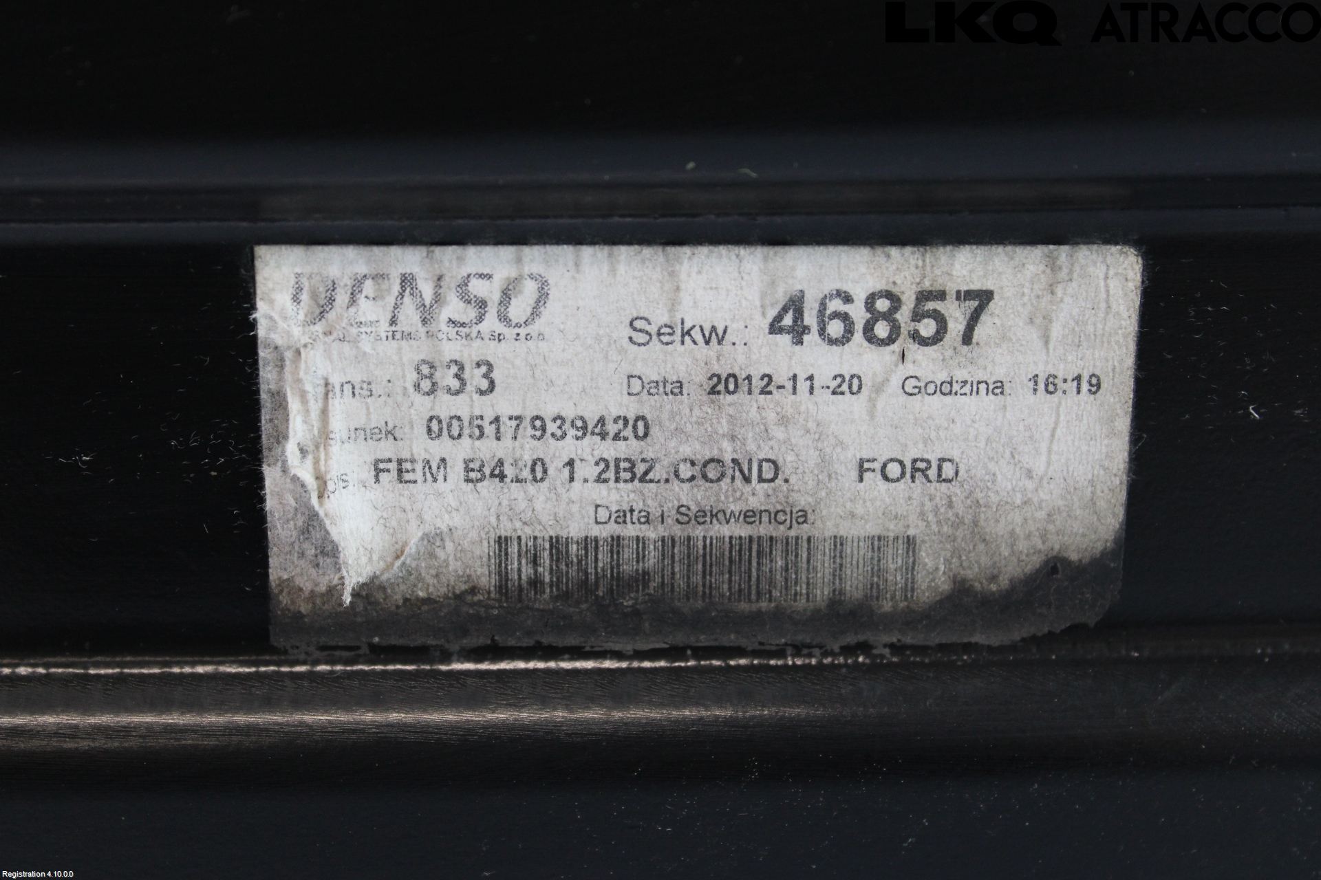 Ford KA 09-16 Stötfångarbalk Fram