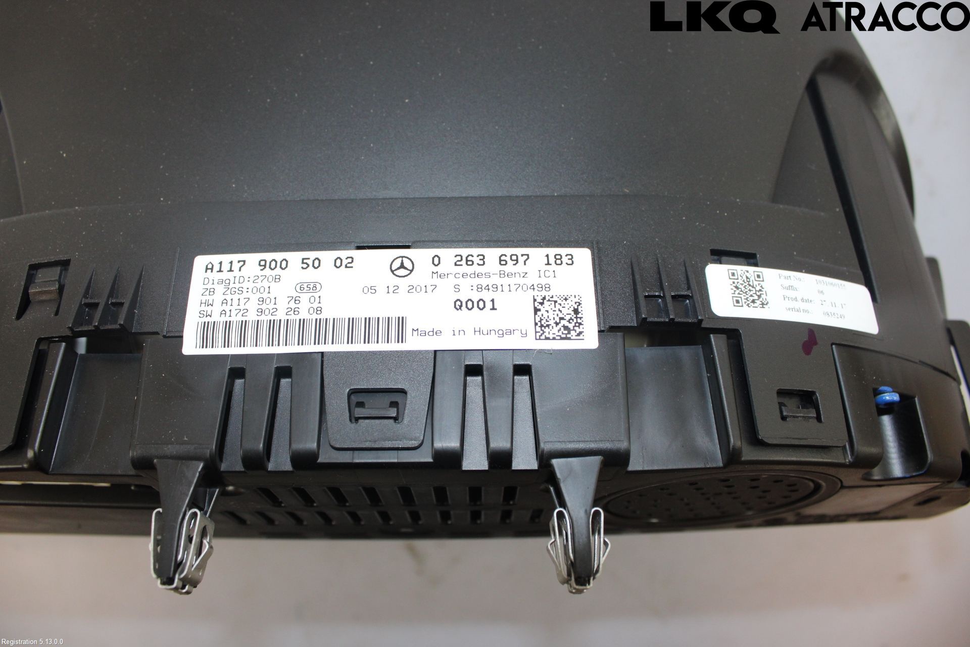 Mercedes-Benz MB CLA-KLASS (C117/X117) 13-19 Instrument Komb