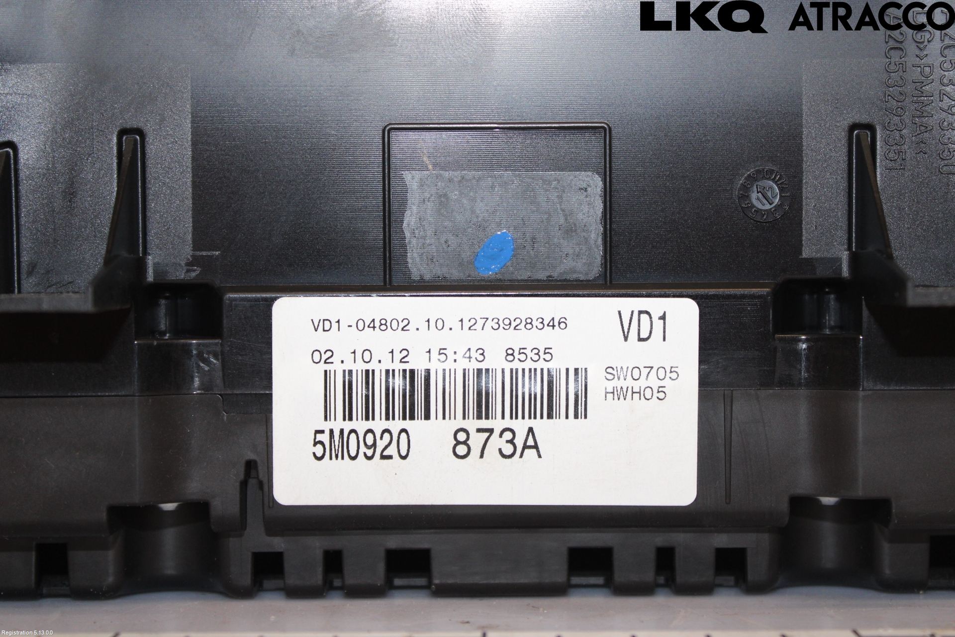 Volkswagen VW GOLF PLUS/CROSS GOLF 04-14 Instrument Komb