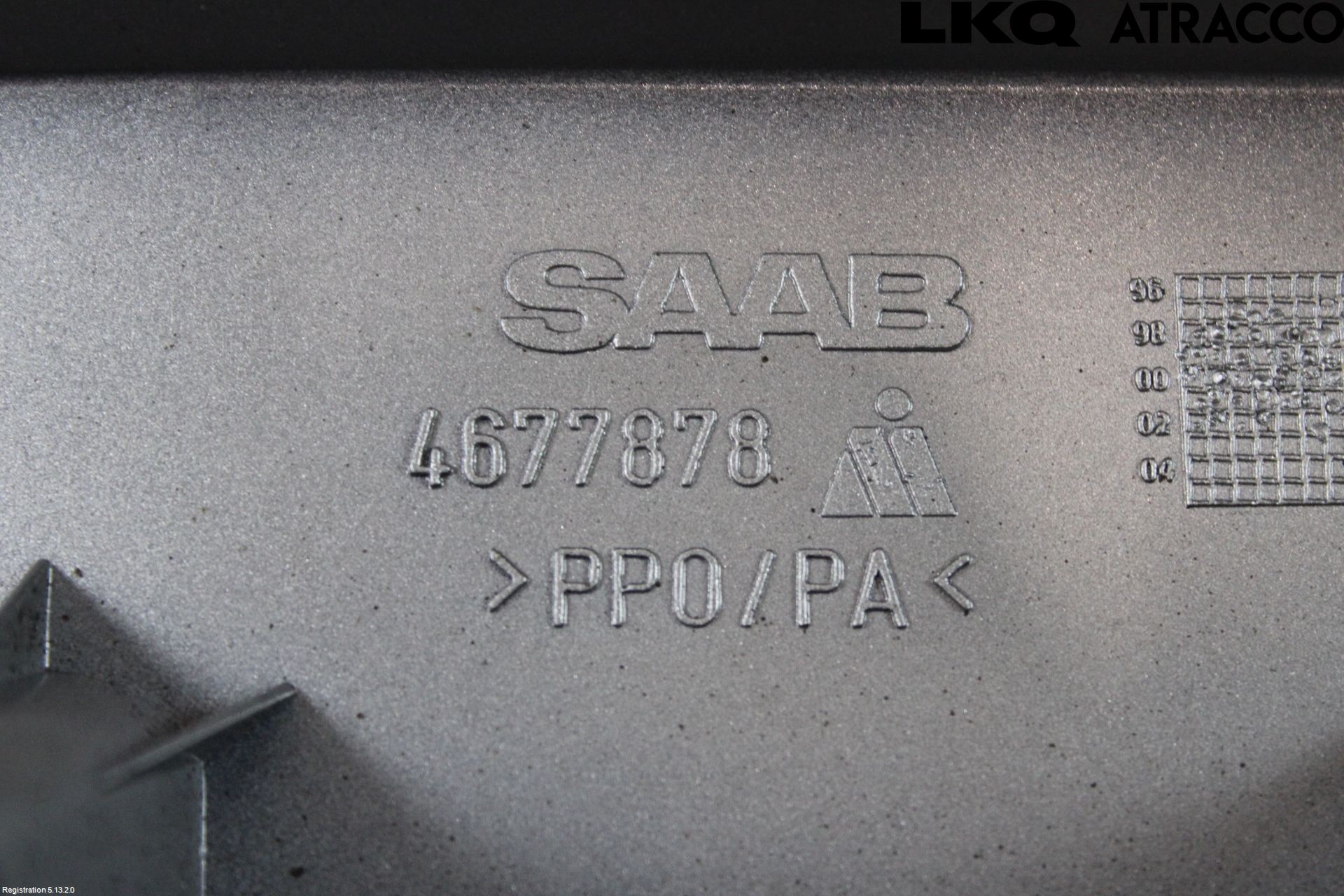 Saab 9-3 VER 1 98-03 Stötfångardel Bak Vä