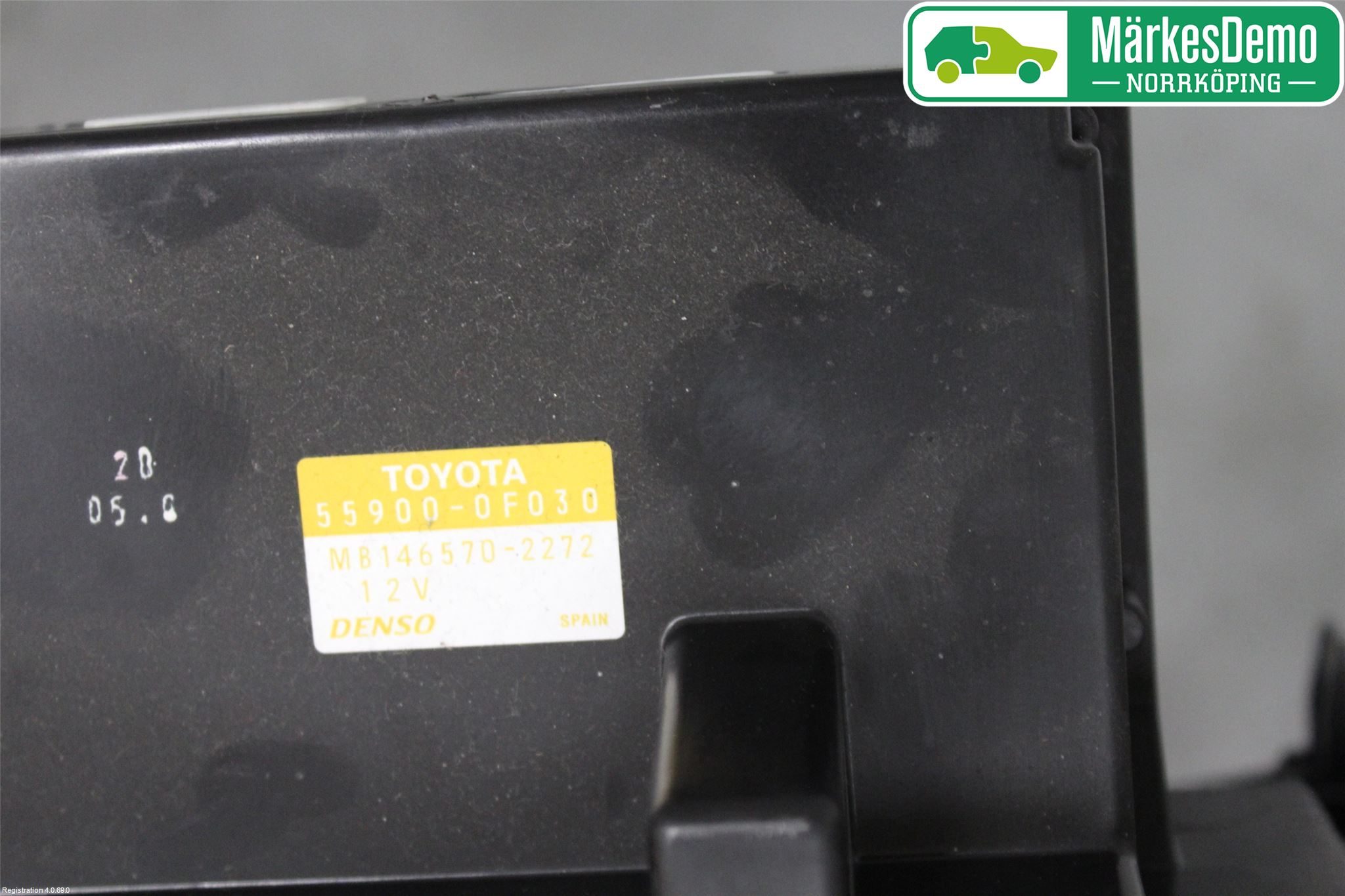 Toyota COROLLA VERSO 04-07 Värmereglage