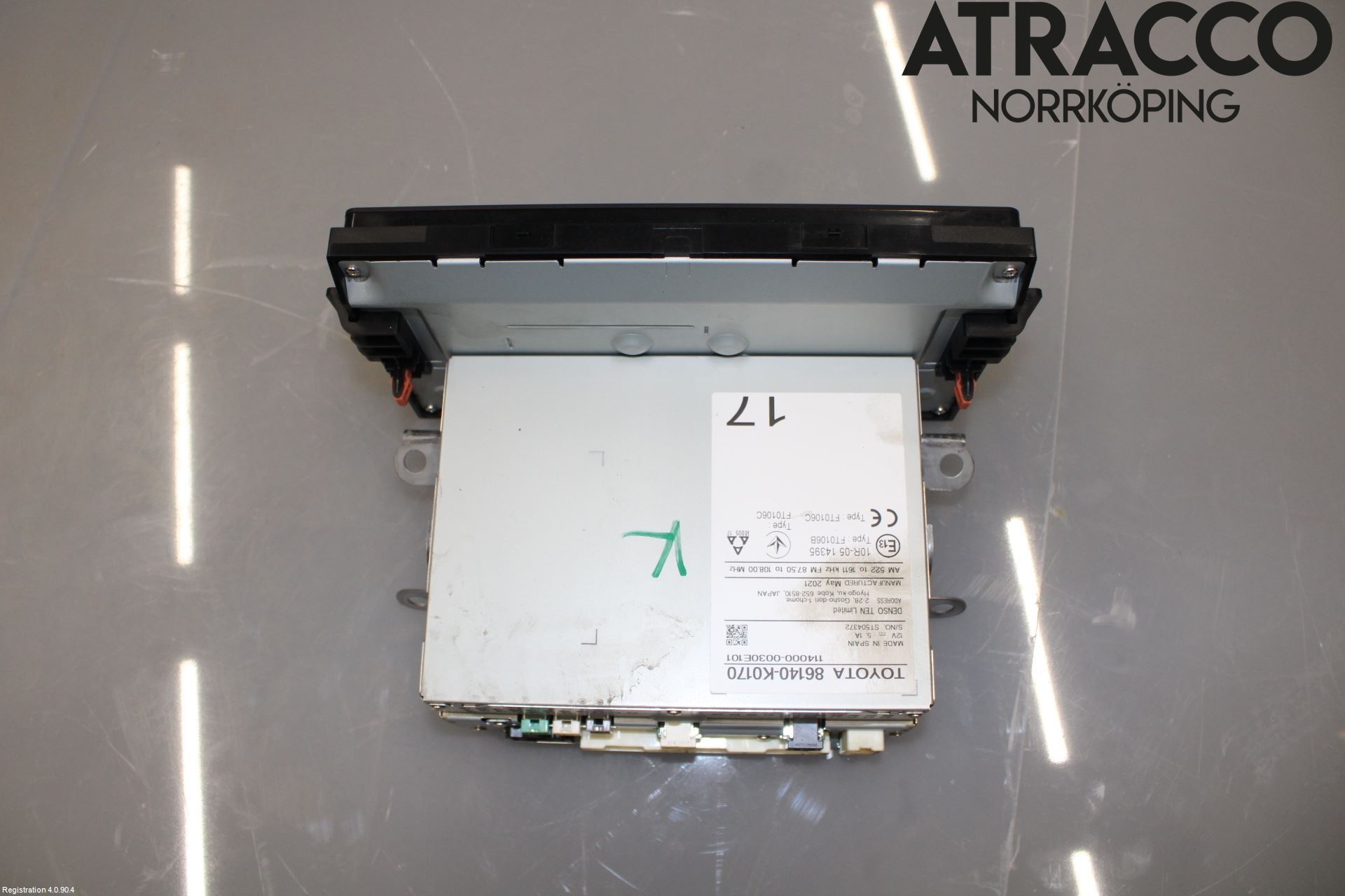 Toyota YARIS XP21 20- Multifunktionsdisplay