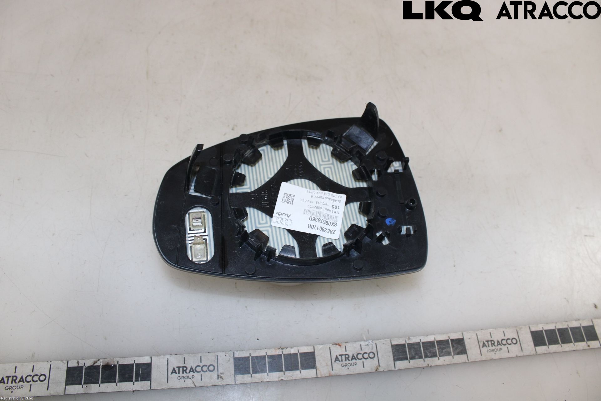 Audi A1/S1 11-18 Spegelglas Hö