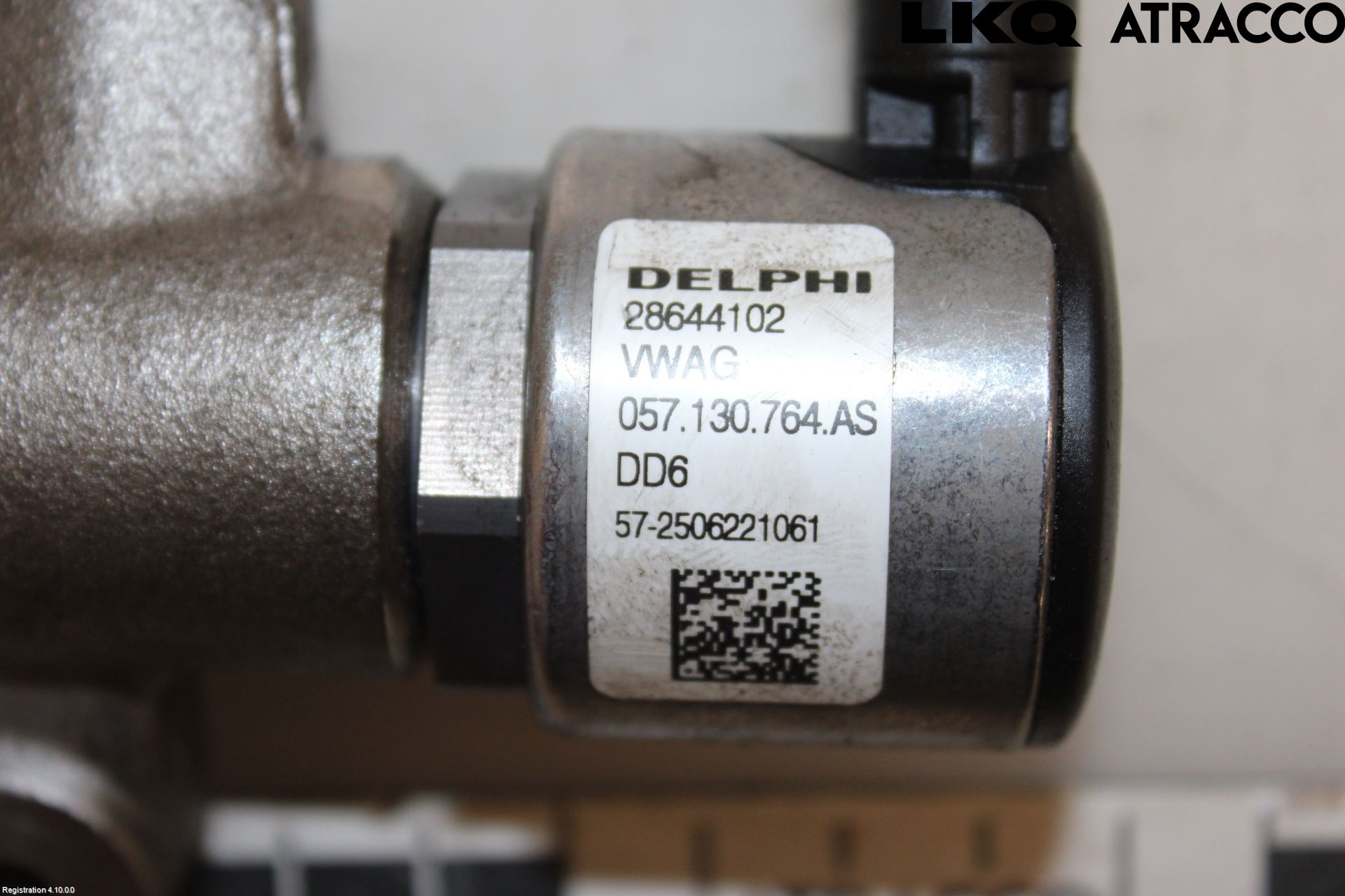 Volkswagen VW TOUAREG CR 18- Inj. Fuelrail