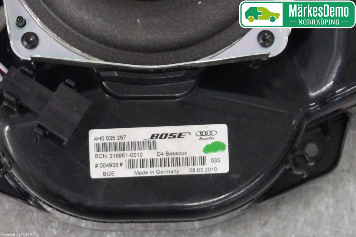 Audi A8/S8 4H 10-17 Högtalare