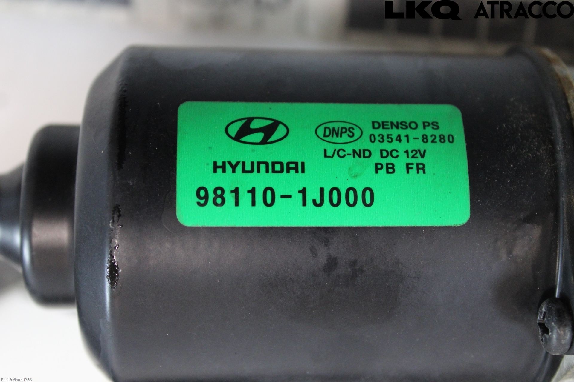 Hyundai i20 PB 09-14 Torkarmekanism Vindruta