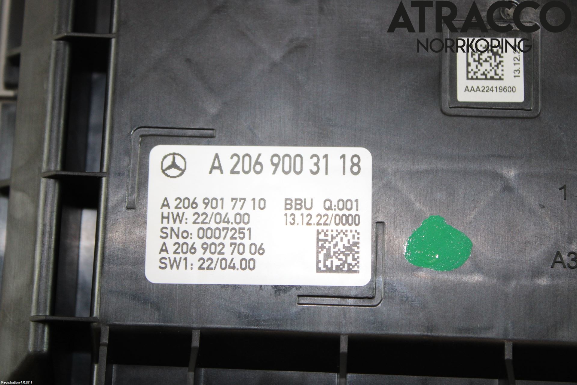 Mercedes-Benz MB GLC-KLASS (X254) 22- Bildskärm