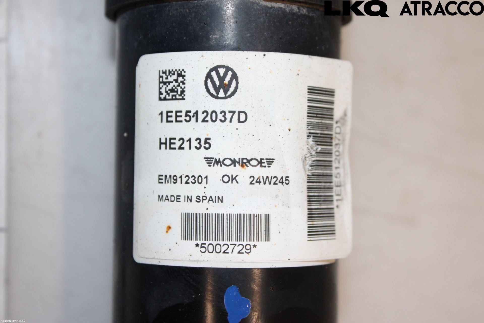 Volkswagen VW ID.7/TOURER 24- Stötdämpare Bak