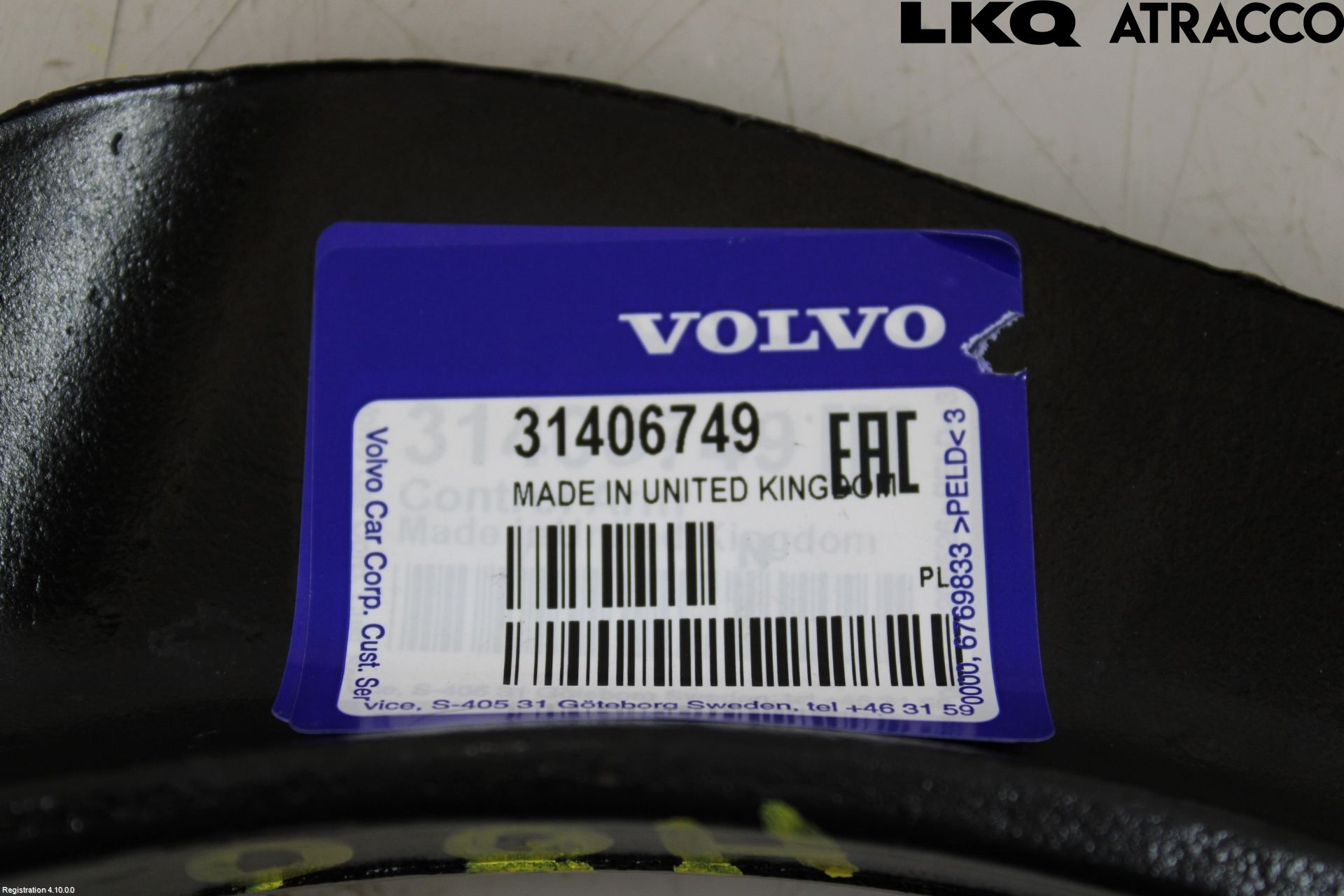 Volvo XC70 08-13 Bärarm Bak Övre Höger