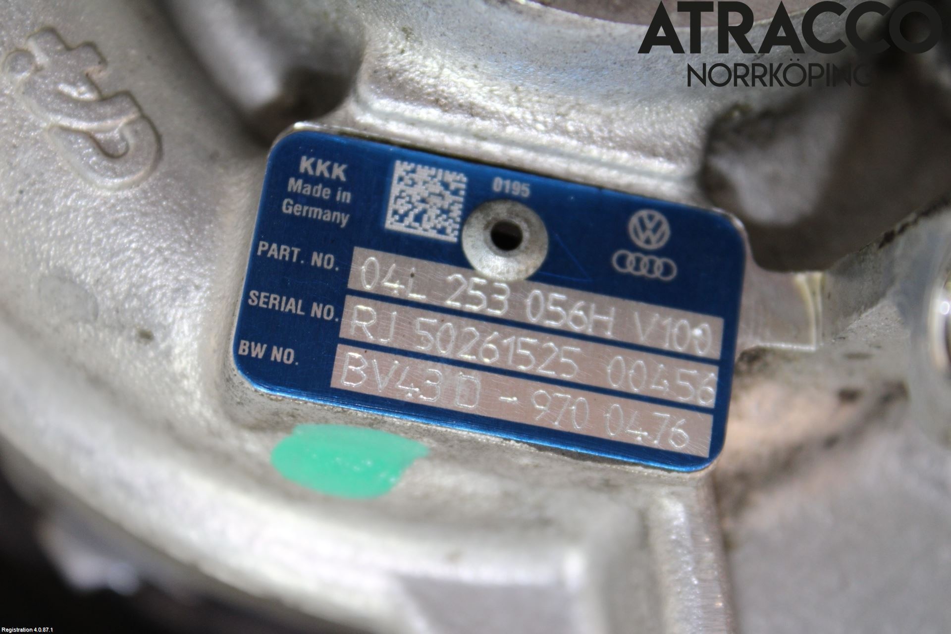 Audi A4/S4 B9 16-19 Turboaggregat