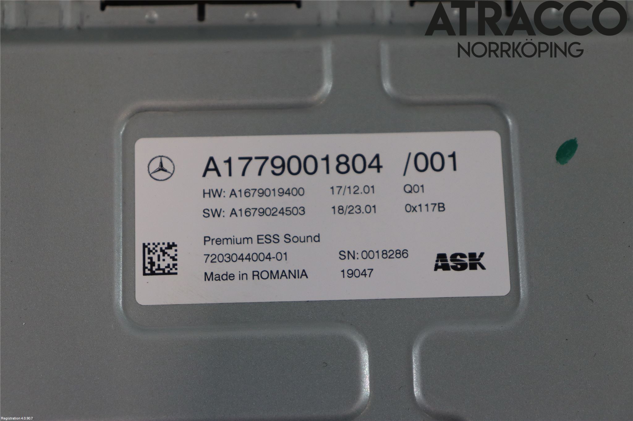 Mercedes-Benz MB A-KLASS (W177) 18- Radio-Stereo Förstärkare