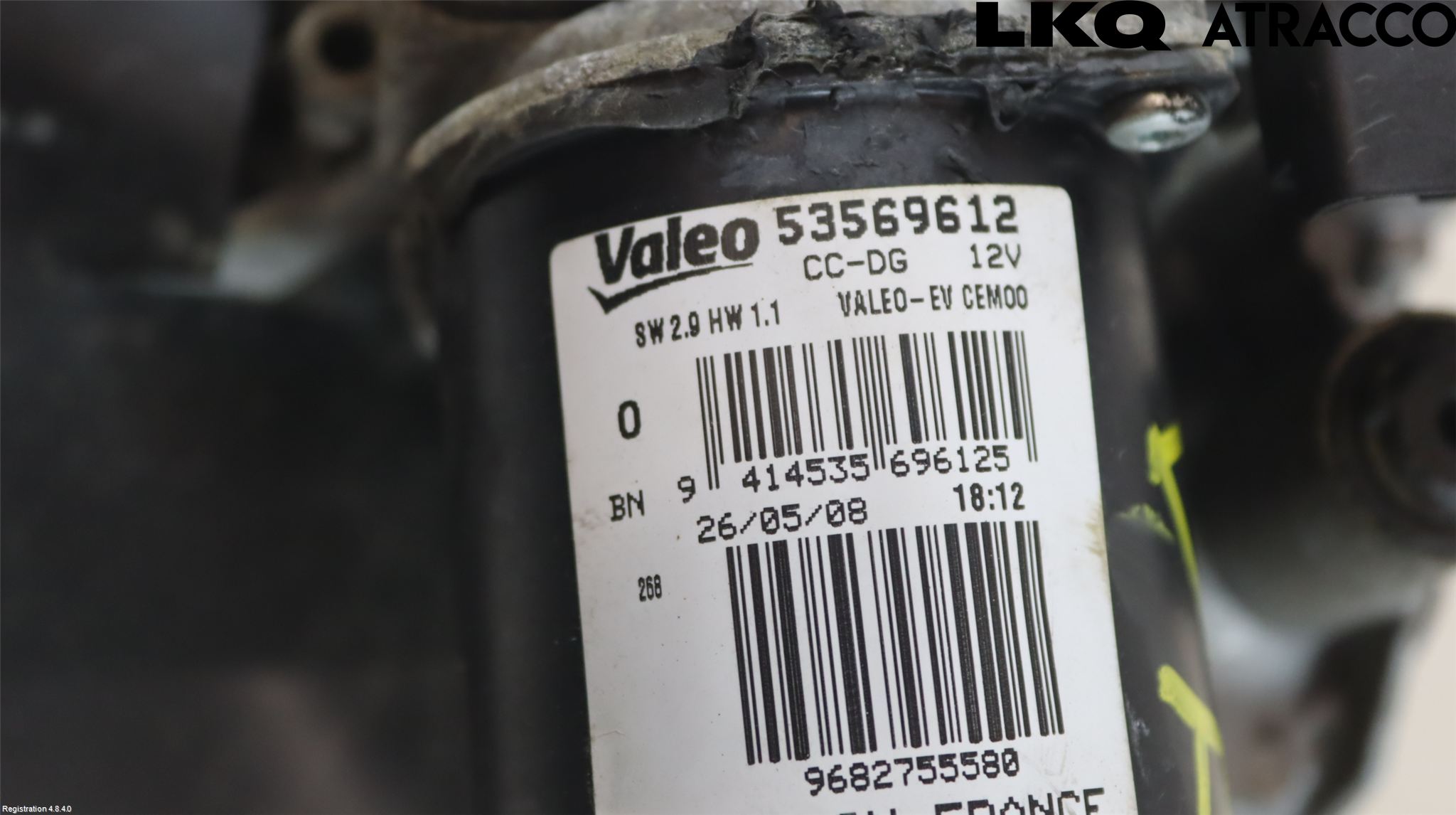 Citroen C5 08-17 Torkarmotor Vindruta