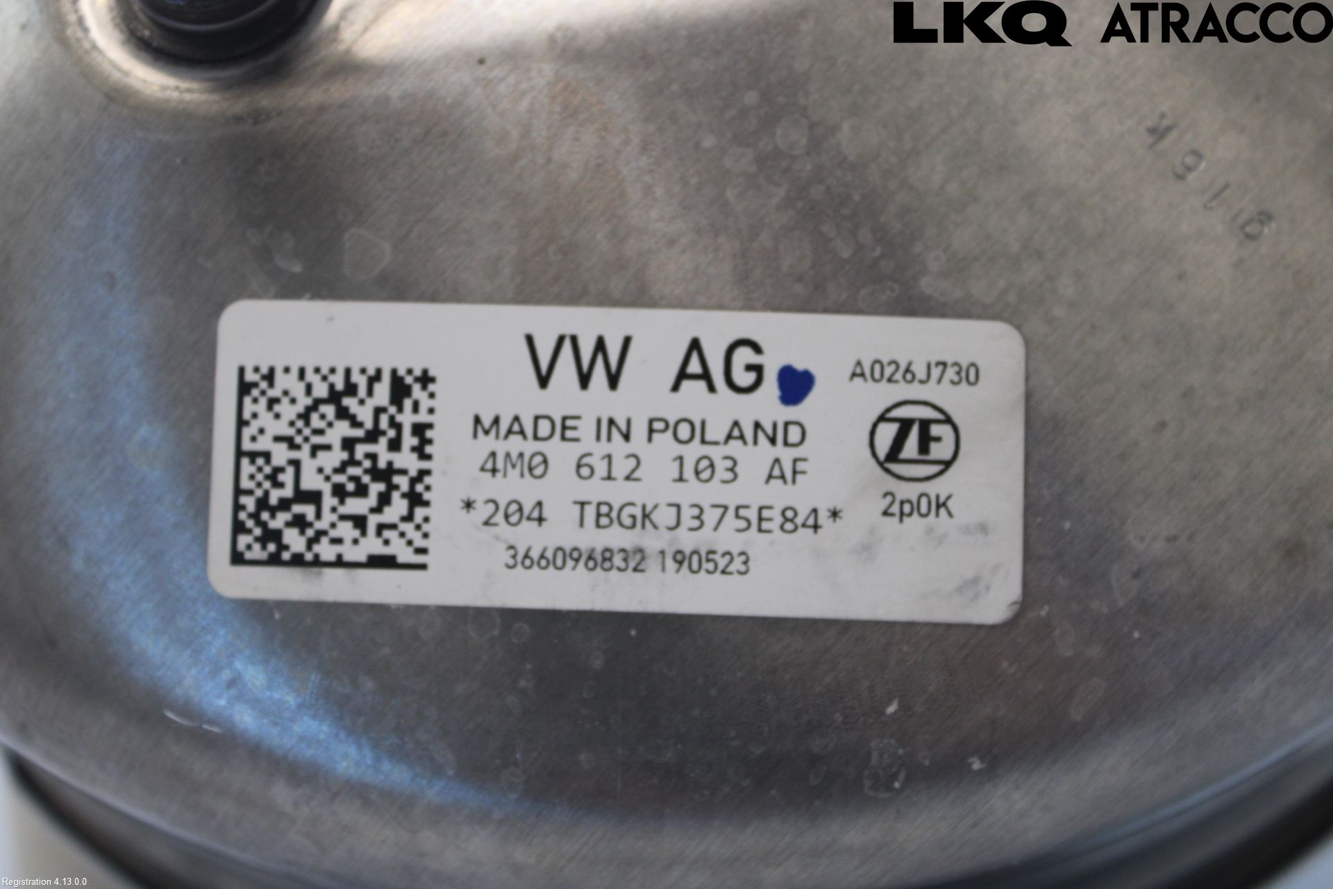 Volkswagen VW TOUAREG CR 18- Bromsservo