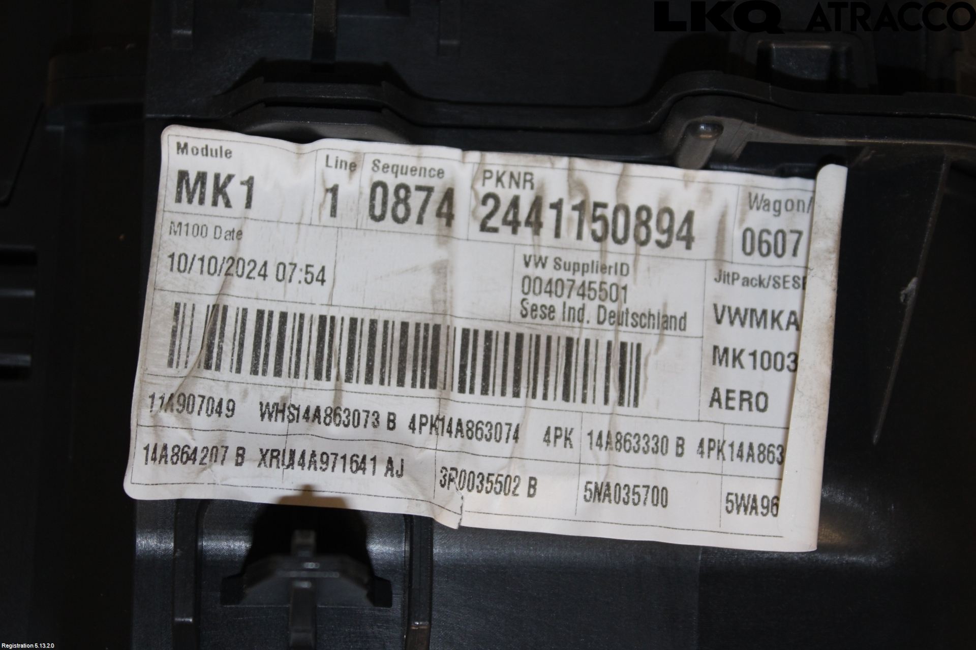 Volkswagen VW ID.7/TOURER 24- Inr Tunnelfack
