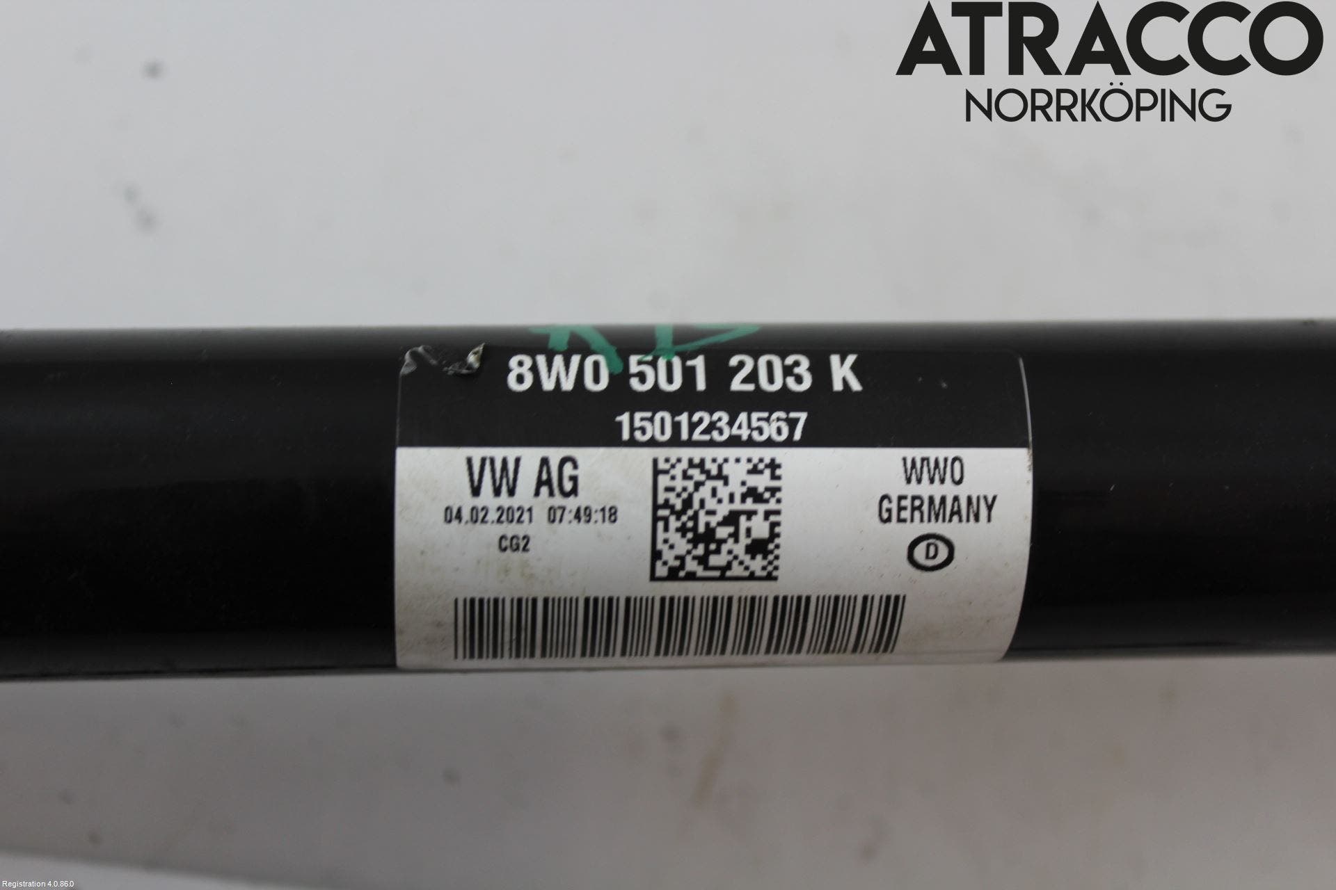 Audi A5 17- Drivaxel Bak Vänster