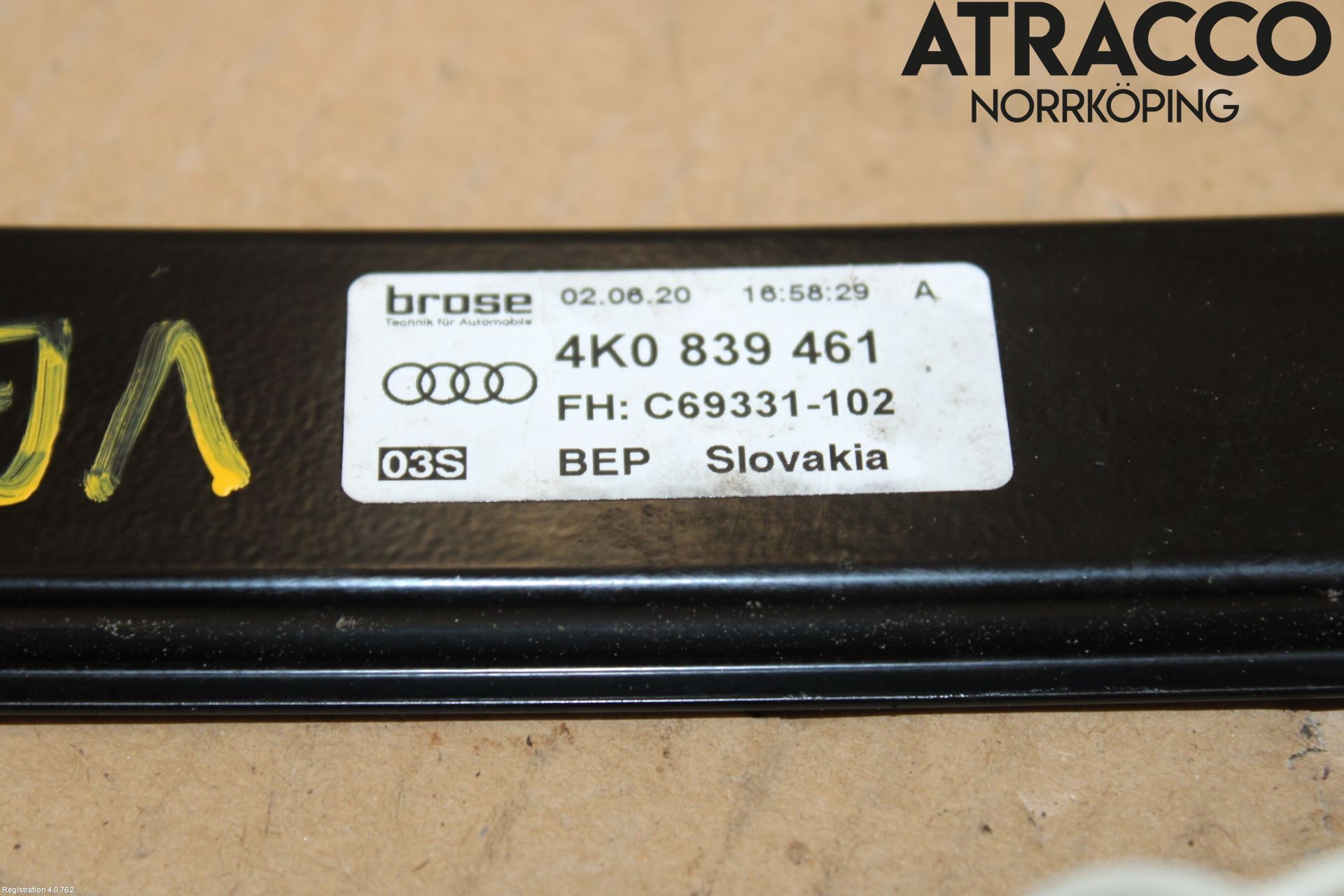 Audi A6 F2/C8 19- Fönsterhiss El Kompl